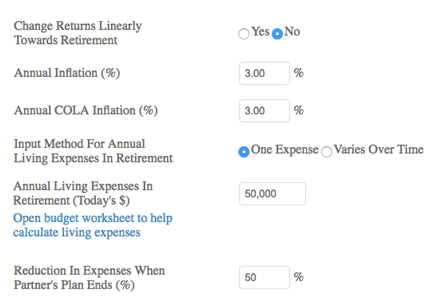 Settings in WealthTrace