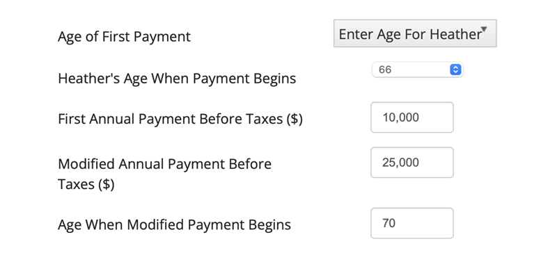 Changing Social Security Payments